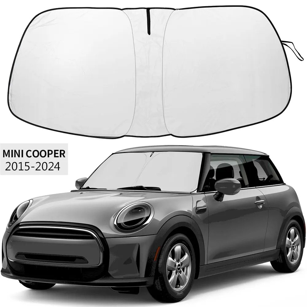 For 2015-2025 Mini Cooper F55 F56 F57 Windshield Sun Shade UV Block Front Cover