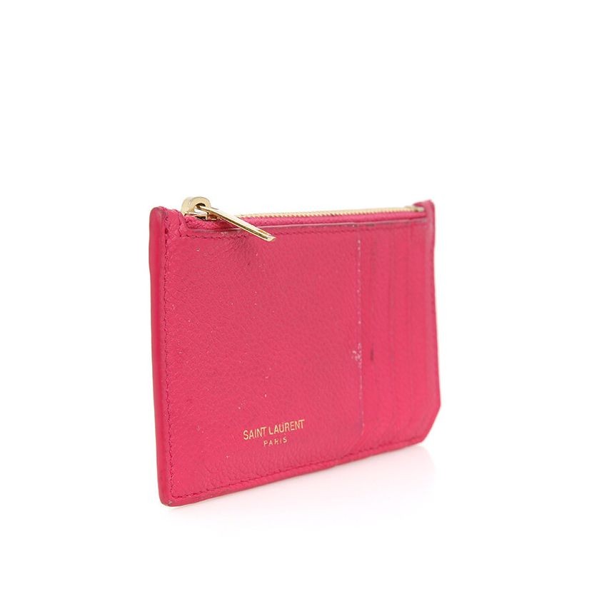 Saint Laurent Hot Pink Card Holder 458583 93294091 | eBay