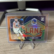 2020-21 Panini Donruss Optic - Express Lane Stephen Curry #3 Orange Prizm /39