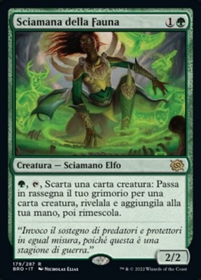 MTG FAUNA SHAMAN EXC - FAUNA SCHAMANE 179 - BRO - MAGIC