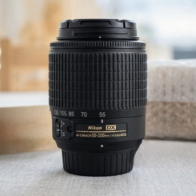 Nikon DX AF-S NIKKOR 55-200mm f/4-5.6G ED Zoom Lens Nikon F Mount