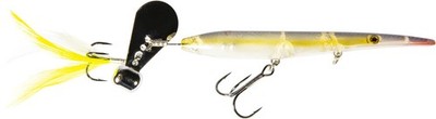 Z-Man Hellraizer 5 Inch Chartreuse Shad Fishing Lure with Tail Blade, New