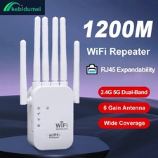 WiFi Range Extender Repeater 1200Mbps Wireless Router Signal Booster 2.4G - 5GHz
