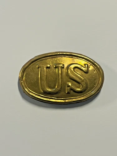 Antique Original Military Civil War "US" Buckle; Latch And Keeper