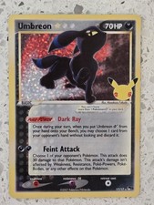 Pokémon TCG Umbreon Gold Star 17/17 Celebrations Classic Collection Holo MINT NM