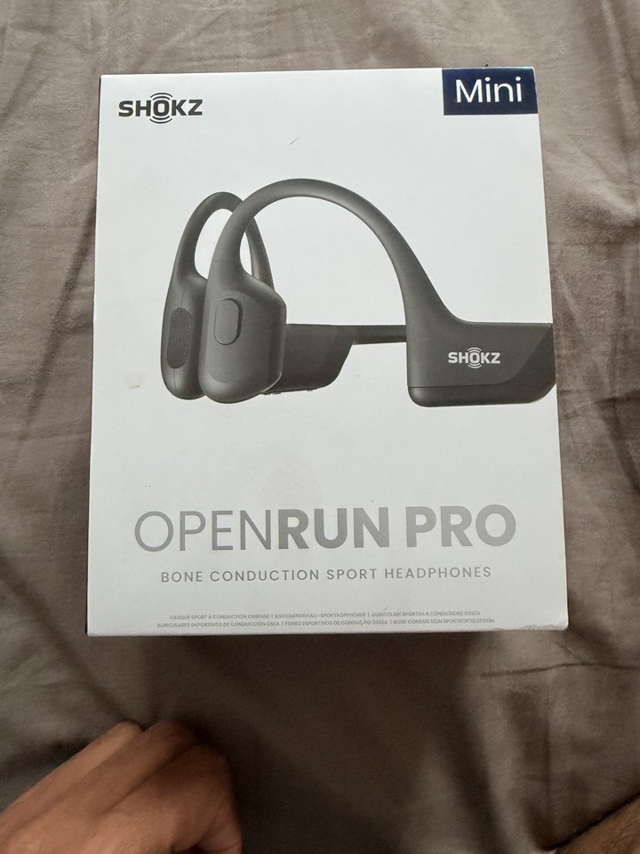 Shokz OpenRun Pro Mini Bluetooth Wireless Open-Ear Headphones - Black