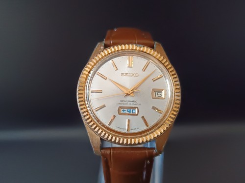 seiko seikomatic 6206 8080 jdm kanji gold gold - Bild 4 von 12