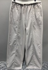 Anthropologie Daily Practice Parachute Pants Womens M Beige Wide Leg Baggy