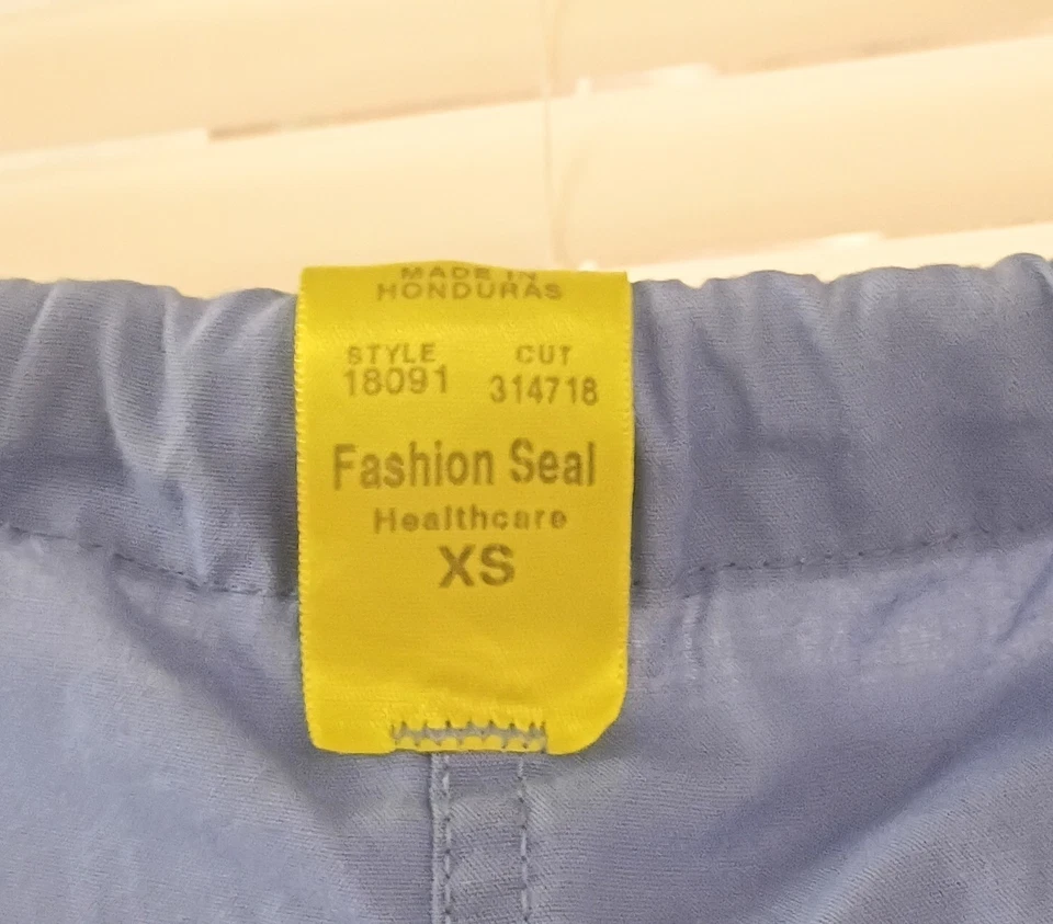 Pantalón Exfoliante Sello Reversible Unisex con Cordón de Moda - Mezcla de Moda XS  Foto 2 de 3