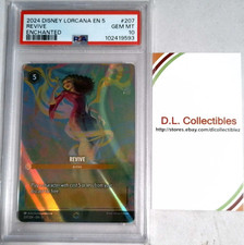 Disney Lorcana EN 5 Shimmering Skies 207 Revive ENCHANTED PSA 10