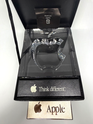 Rare Apple 20th Anniversary Mac TAM HOYA Crystal Award Not for