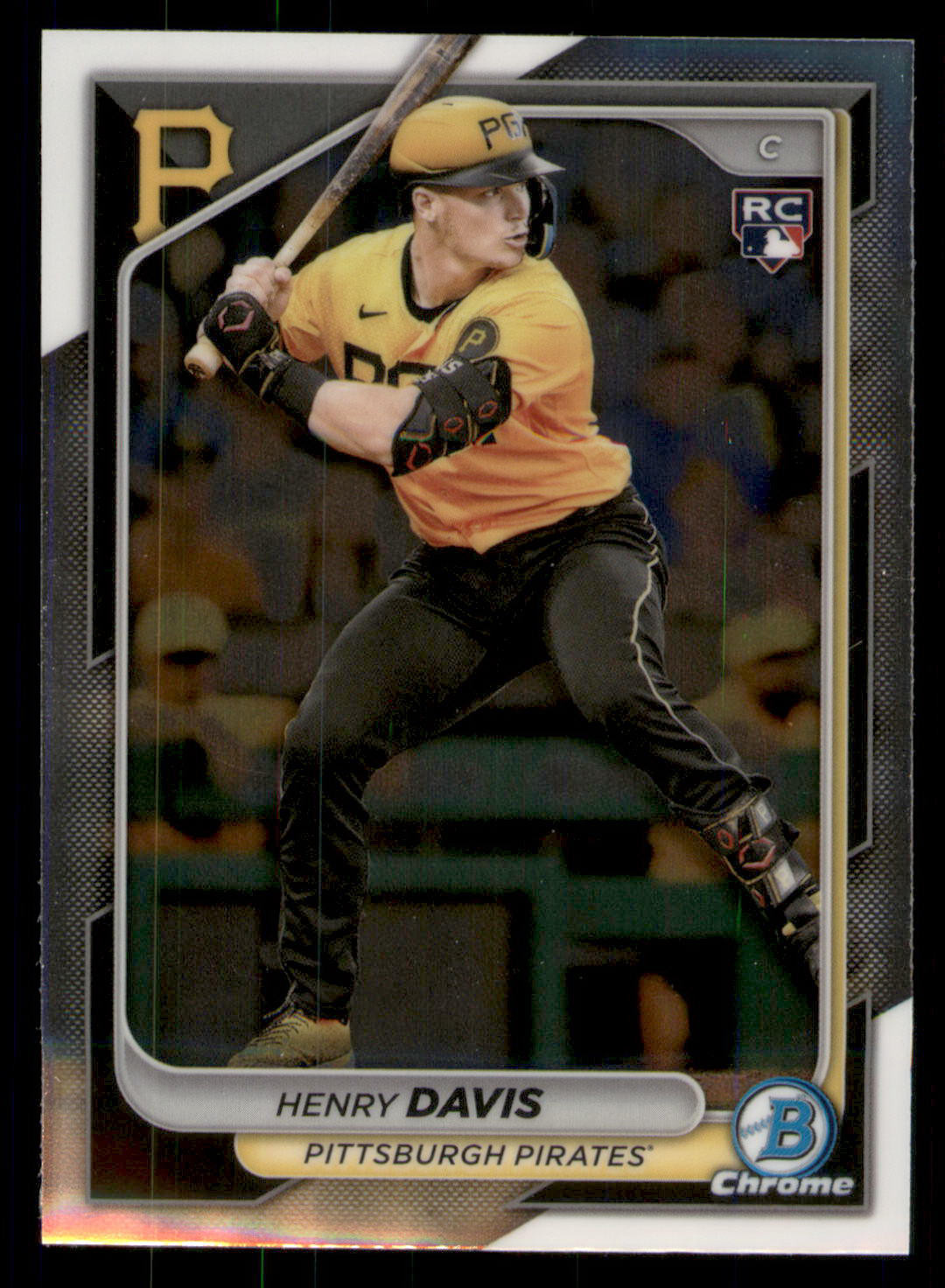 Henry Davis 2024 Bowman Chrome #7 RC Pittsburgh Pirates