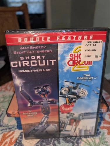 Short Circuit + Short Circuit 2 DVD NEW Sealed 80’s Comedy Johnny Number 5 Robot - product listing photo