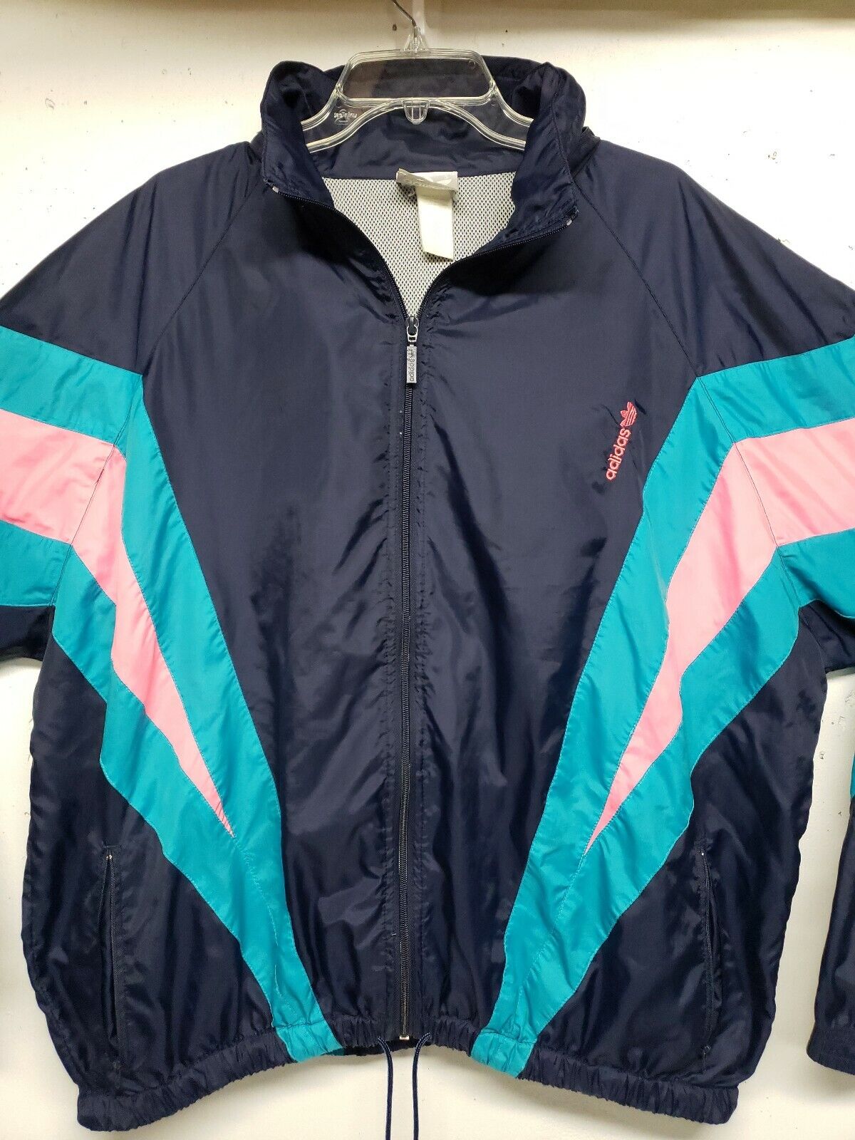 VTG 80'S 90'S ADIDAS Silver Tag COLOR BLOCK WINDB… - image 2