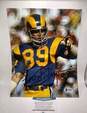 Fred Dryer Signed BAS 8x10 Photo Autograph St Louis Rams Actor Beckett Cert Auto