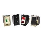 Carling Technologies TIHM51-1S-WH-FN Switch Rocker ON OFF ON 3PDT Quick Conne...