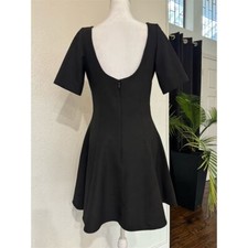 Elizabeth and James Women's Black A-Line Dress Size 6 Short Sleeve Elegant