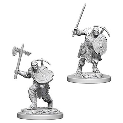 Wizkids Earth Genasi Male Fighter D&D Nolzur's Marvelous Miniatures