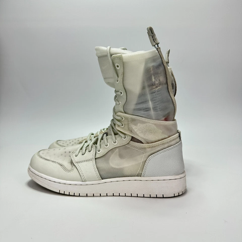 Nike Air Jordan 1 Explorer XX White Lace Up Shoes A01529-100 Women's Size 7 - Image 2 of 4