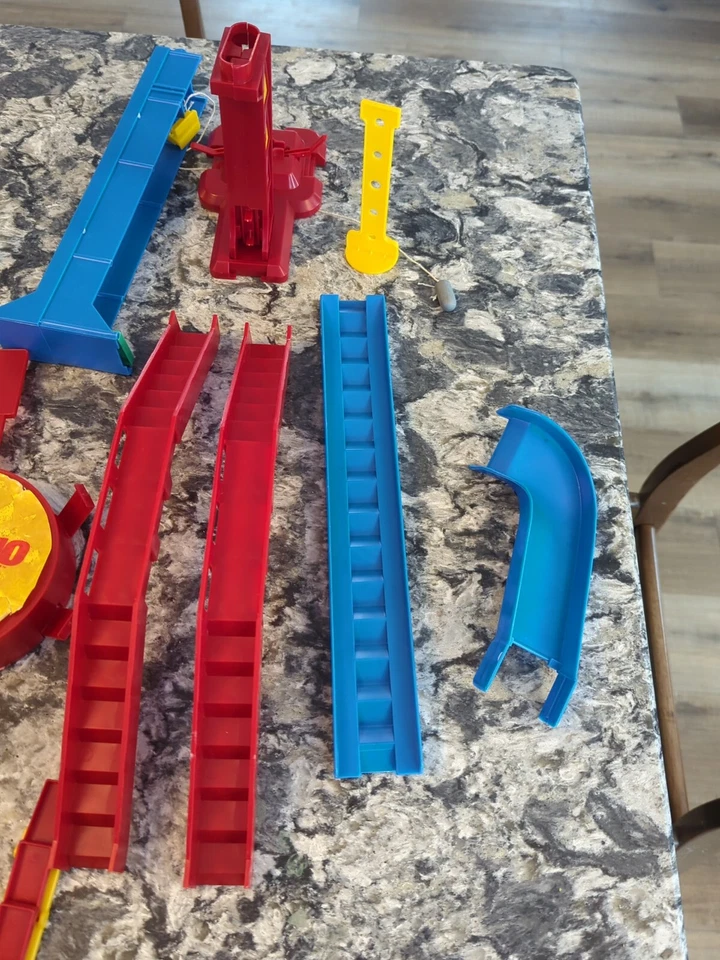 Domino Rally Deluxe Set PARTS LOT (5 PCS) Bridges, Rocket Launcher, domino stair - Image 4 of 4