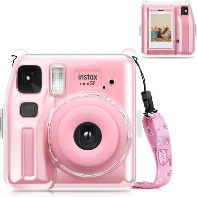 Protective Clear Case for Fujifilm Instax Mini SE Instant Camera Crystal Cover