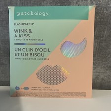 Patchology Flashpatch Wink & A Kiss 5 Minute Eye &Lip Gels, New RRP £15