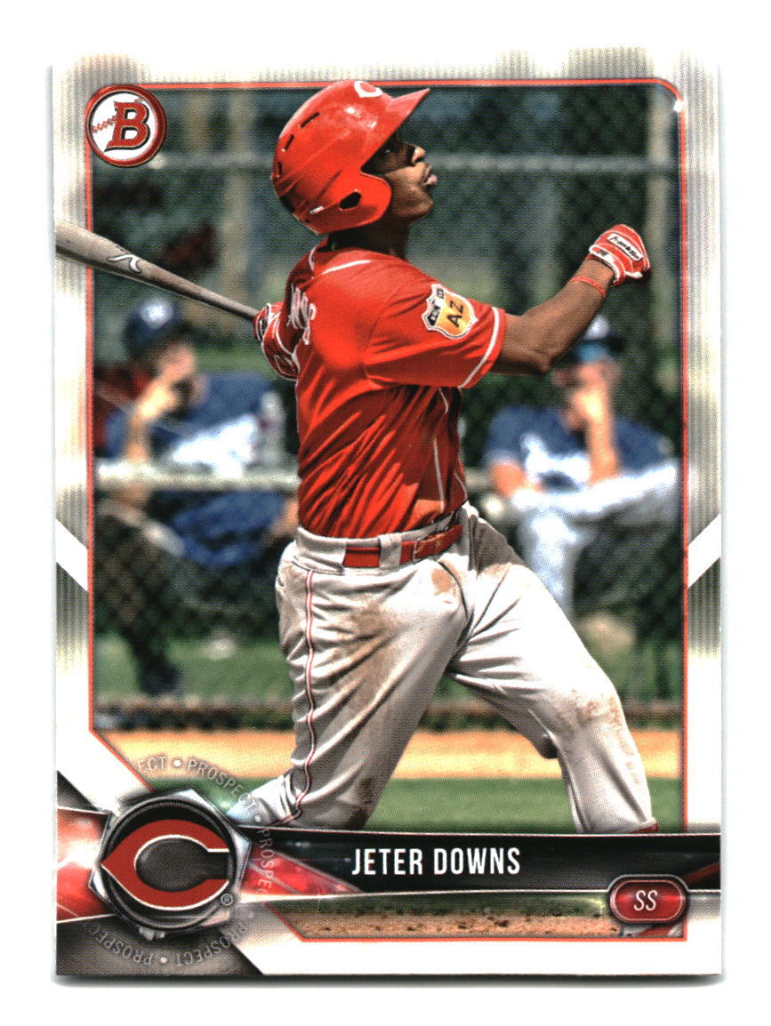 2018 Bowman Draft  # BD-151 Jeter Downs