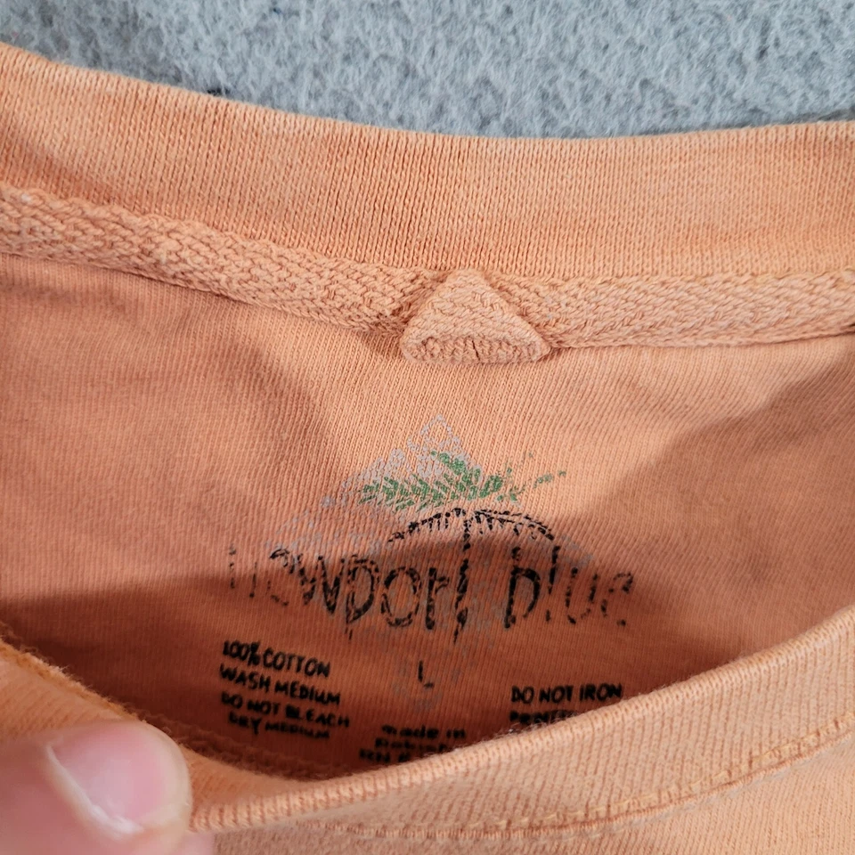 Camisa Newport Azul Hombres Grande Naranja Patio Trasero Bartender Ropa de Playa Normcore Foto 2 de 4