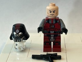 LEGO Star Wars Sith Trooper Dark Red Outfit minifigure 75001 sw0436