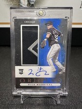 2021 Chronicles ORIGINS Nick Madrigal RPA On Card Auto Patch #13/25 RC White Sox