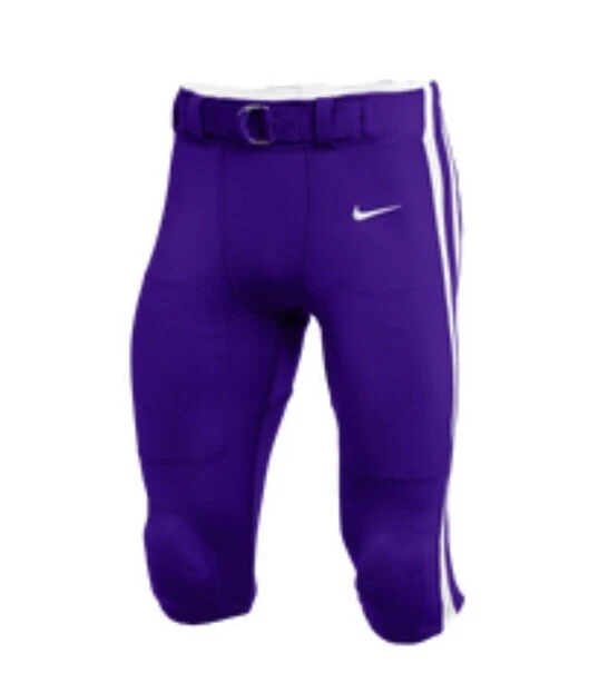 Nike Team Vapor Pro Football Tights Pant Knee Pads Team Purple White Xxl 2x  $75