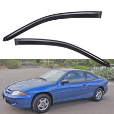 Tape-on Window Deflectors for 1995-2005 Chevy Cavalier & Pontiac Sunfire COUPE