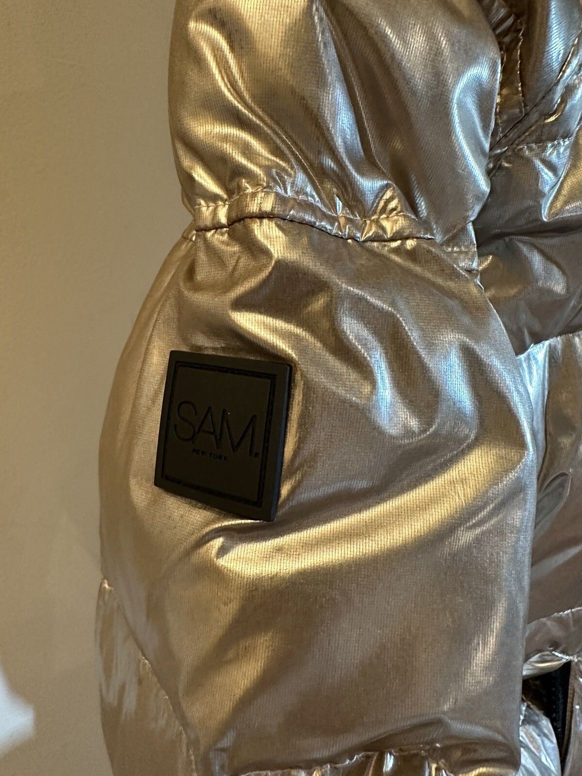 SAM. Freestyle Down Puffer Jacket Gold Women’s S … - image 2