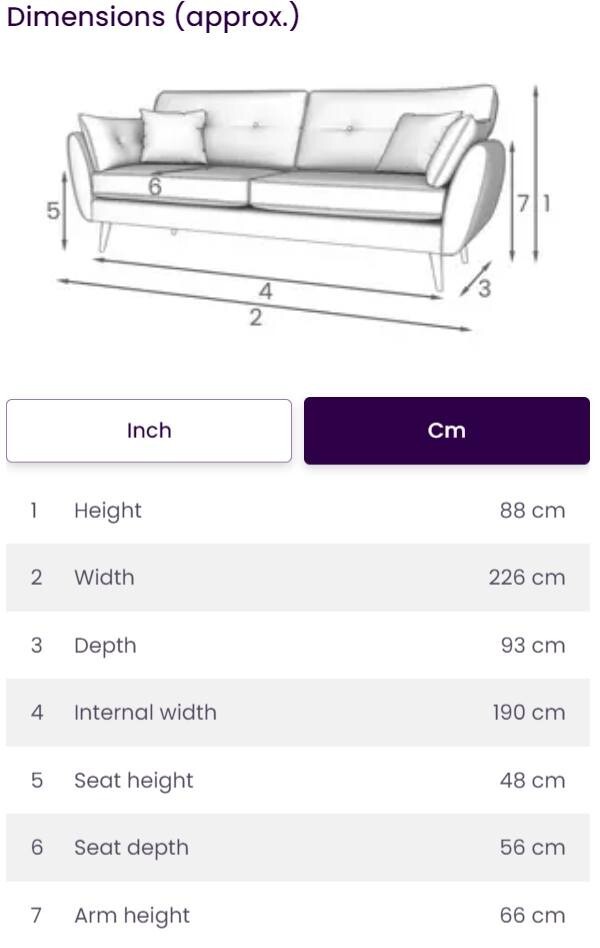 DFS French Connection 4 Seater zinc sofa In Grey DELIVERY AVAILABLE