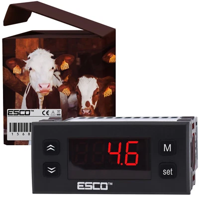 ESCO Controlador de tanque enfriador de leche termostato enfriador sensor de control 20A agitador de 1,5kW