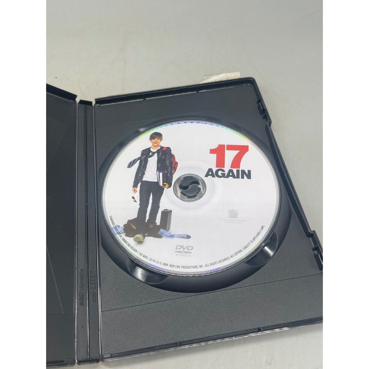 17 Again DVD Zac Efron English PG-13 New line Cinema 2009 READ | eBay