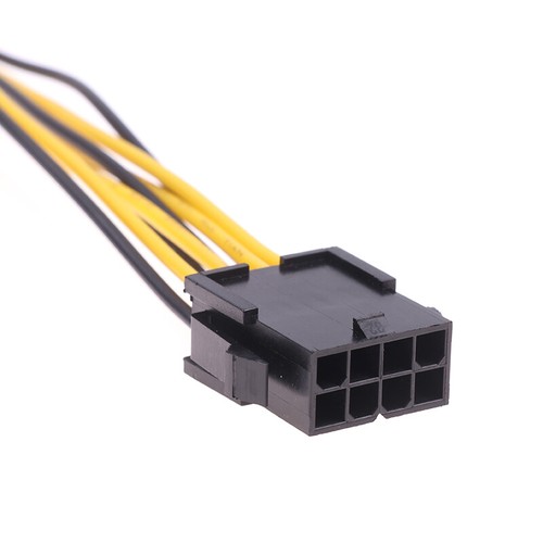 Adapter PCI-E CPU EPS 8 Pin To Dual 8P Power Splitter Graphics Card Cable AT - Afbeelding 12 van 12