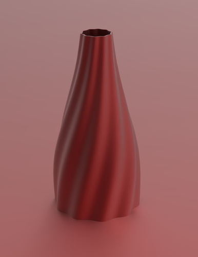 Soft Spiral Vase – 3D Printed Decorative Vase | PLA | 150–240mm - Picture 4 of 18