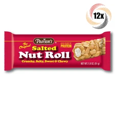 12x Packs Pearson's The Original Salted Peanut Packed Nut Roll Candy | 1.8oz