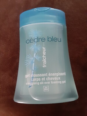 Yves Rocher Cedre Bleu Shower Gel Body Wash Blue Cedar oz 200 ml