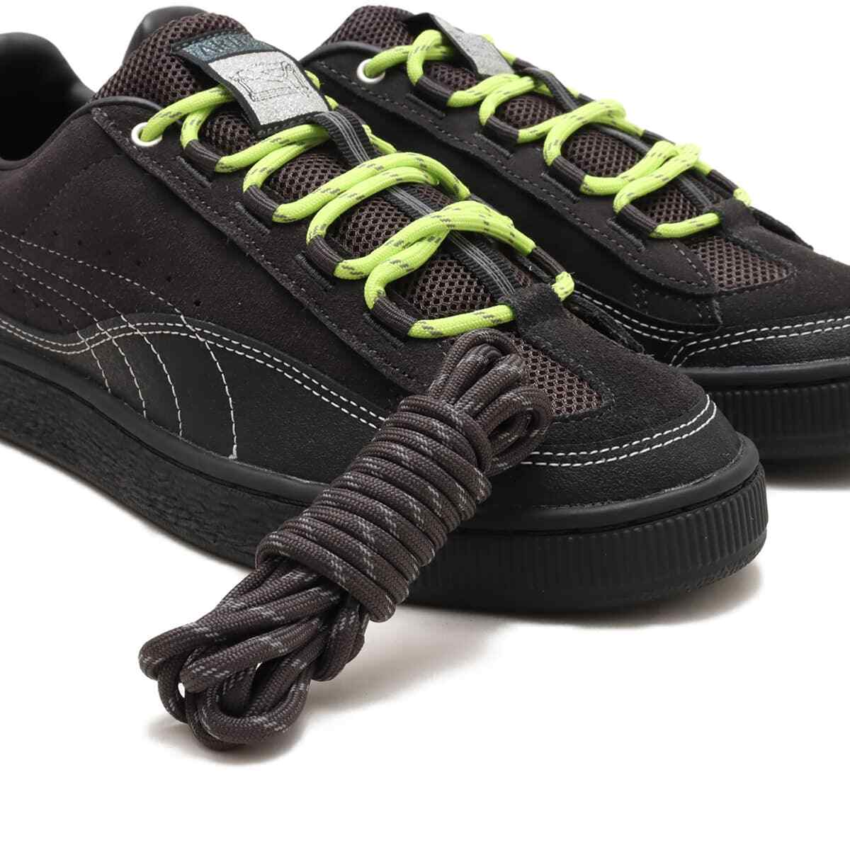 国内配送 PUMA SUEDE HP ARIES ARISE BLACK/FLAT DARK GRAY Puma Suede Hp Aries Arise Puma Black-Flat Dark Gray 399347