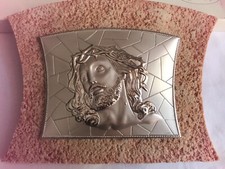 Quadro Cristo in argento idea regalo 