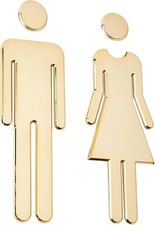 Restroom Identification Signs Men Women Brushed Bathroom Sign Door Signage