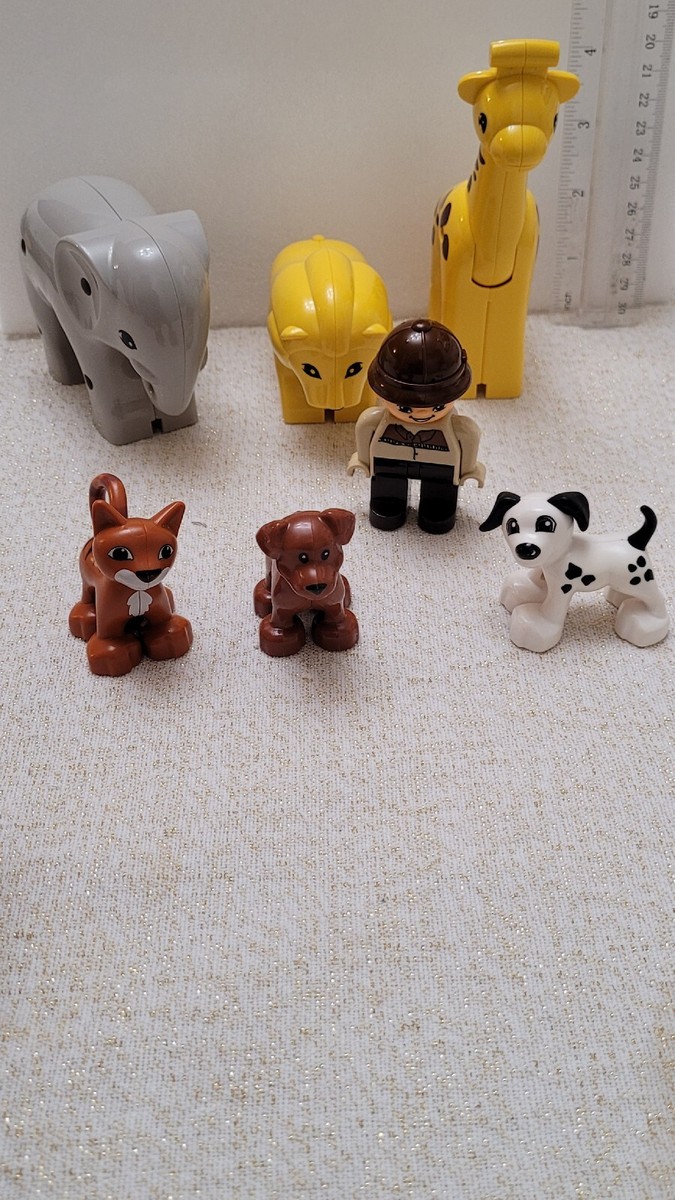 LEGO DUPLO GREY ELEPHANT LION Animal Circus Safari Zoo replacement