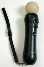 SONY PLAYSTATION MOVE MOTION CONTROLLER - BLACK PS3 & PS4 (CECH-ZCM1U)