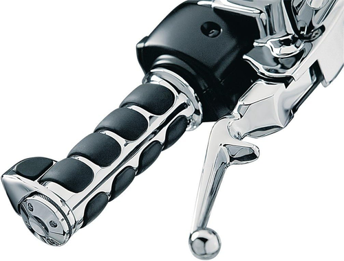 Kuryakyn Motorcycle Handlebar Throttle Boss Fit with ISO Grips Chrome Pack of 1