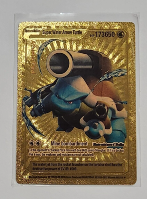 2017 POKEMON SUPER WATER ARROW TURTLE GOLD TRADING CARD | eBay 2017 POKEMON SUPER WATER ARROW TURTLE GOLD TRADING CARD | eBay