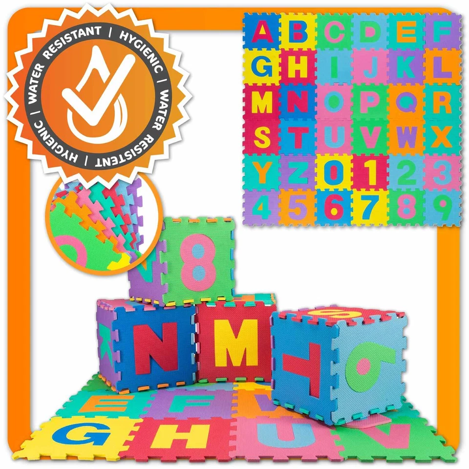 ALL KIDS UNITED XXL Kinder Puzzlematte Kinderteppich Spielteppich Spielmatte EVA Schaumstoff