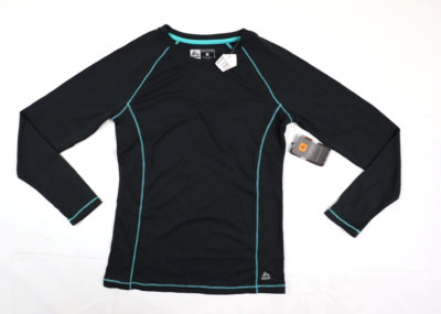 RBX Women's Small (S) X-DRI Black Athletic Performance Thin Long Sleeve Shirt