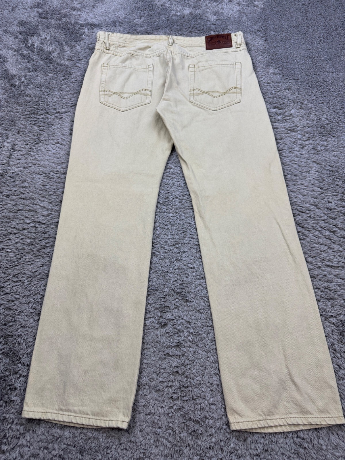 Vtg 90s Southpole Baggy Straight Leg Jeans Men 36x34 Y2K Hip Hop Skater Style